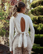 Back Talk Top | White