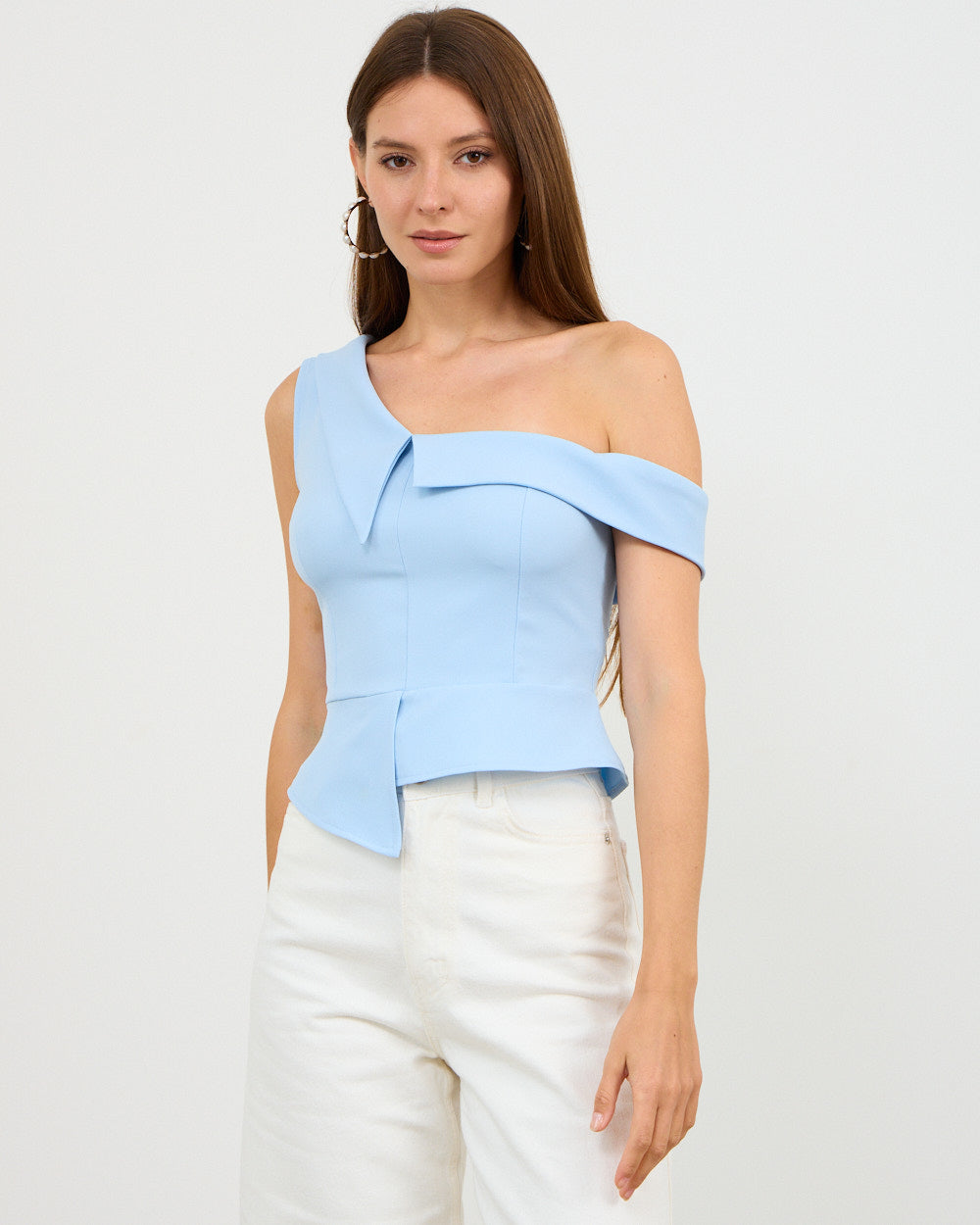 One-Off Top | Blue