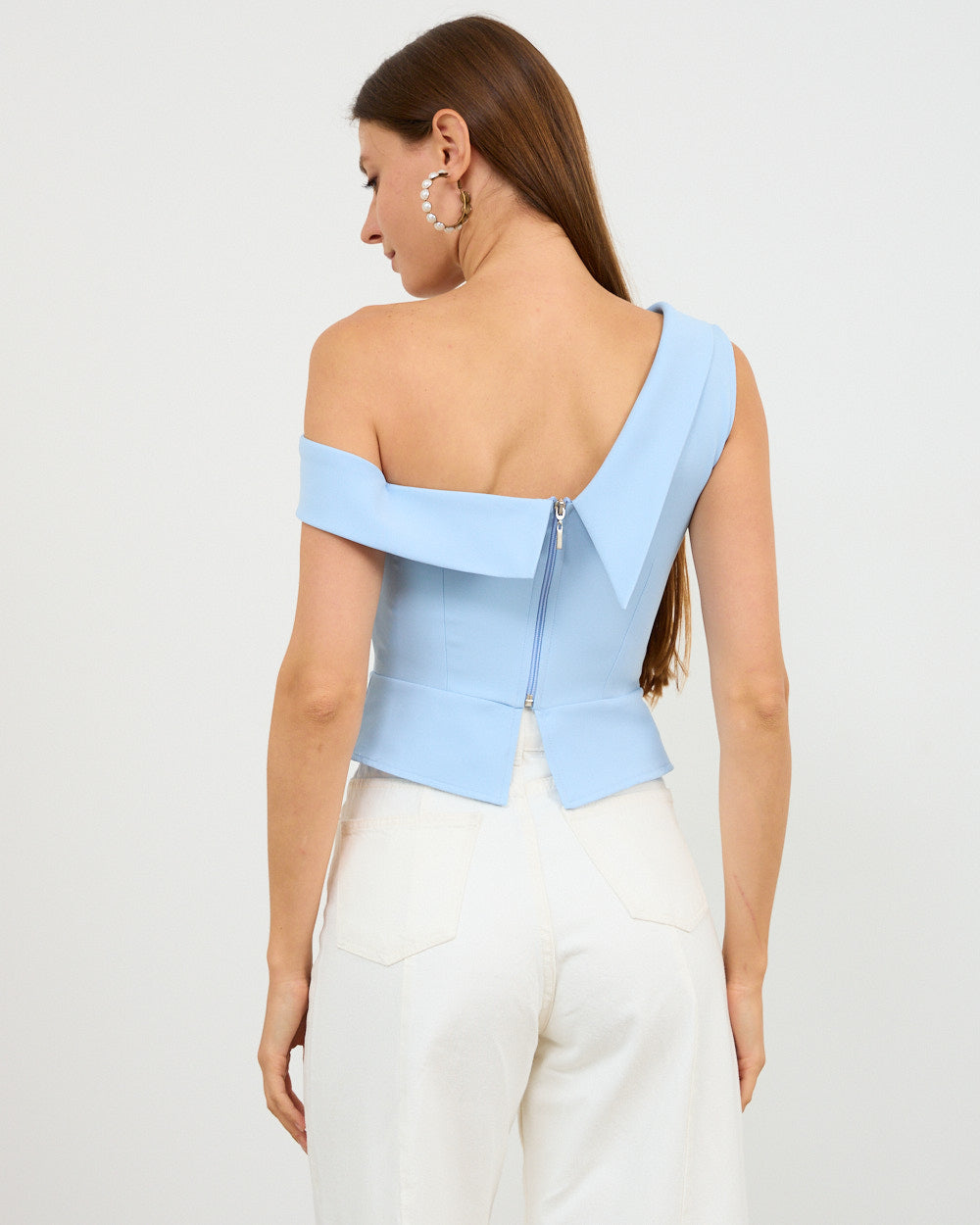 One-Off Top | Blue