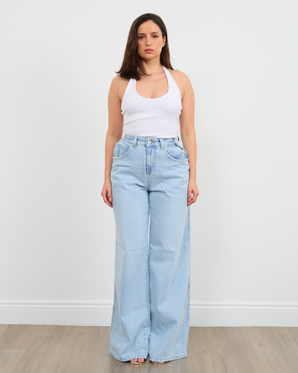 Eternal Halter Classic Top | White