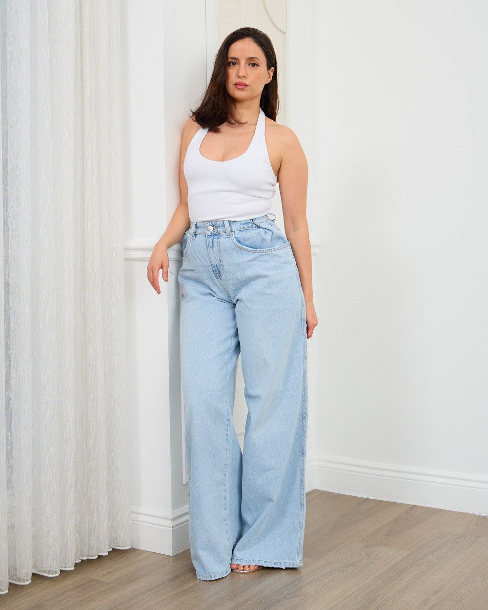 Eternal Halter Classic Top | White
