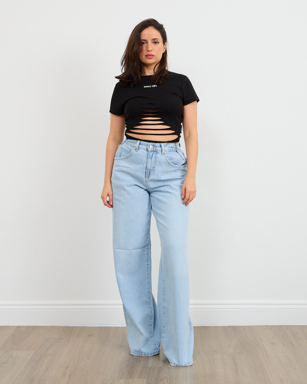 Cut To The Chase Top | Black