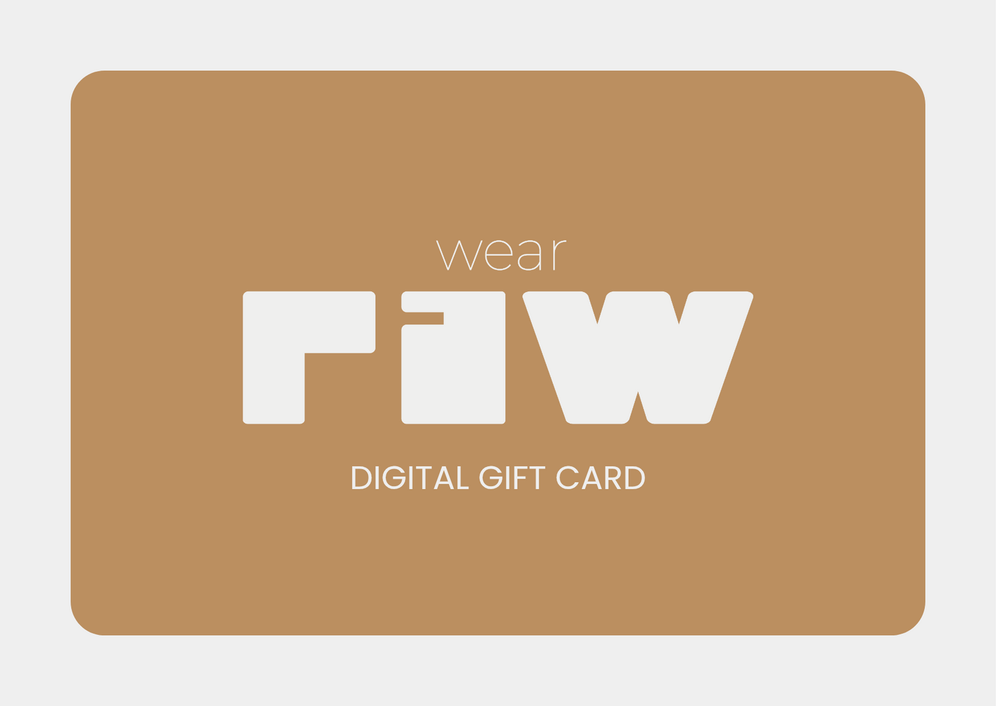 Raw Gift Card