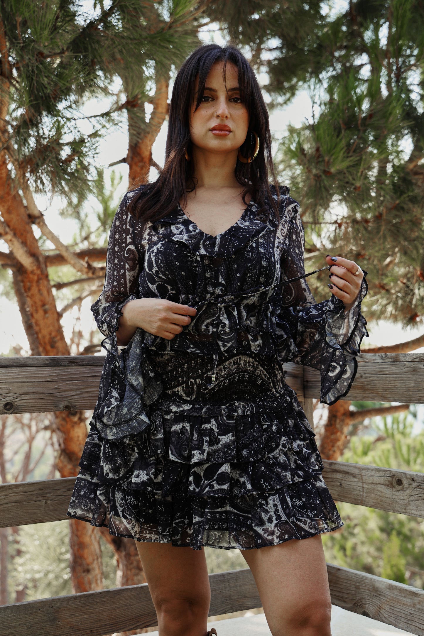 Ruffled in Trouble Top