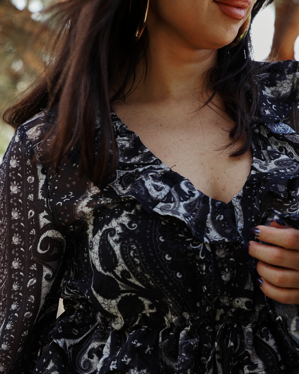 Ruffled in Trouble Top