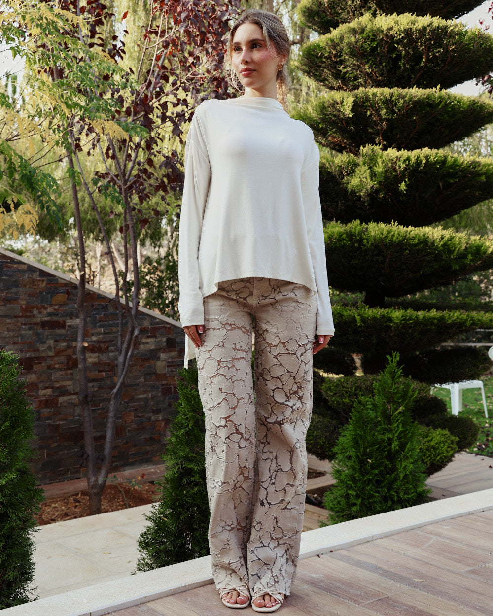 Back Talk Top | White