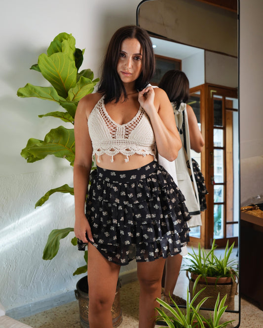 Flutter skirt