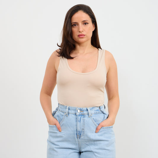 Eternal Classic Bodysuit | Beige