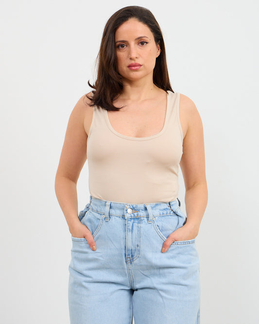 Eternal Classic Bodysuit | Beige
